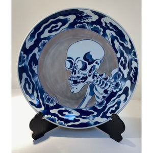 Skull Imari--Silver